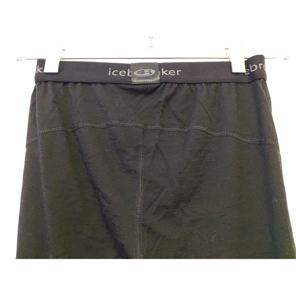 Icebreaker Merino 200 Leggings Womens Thermal Base Layer Hiking Ski XS Black - Picture 5 of 6